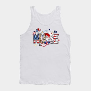 American Nurse, 4th of July Nurse, Nursing, Nurses Day Tank Top